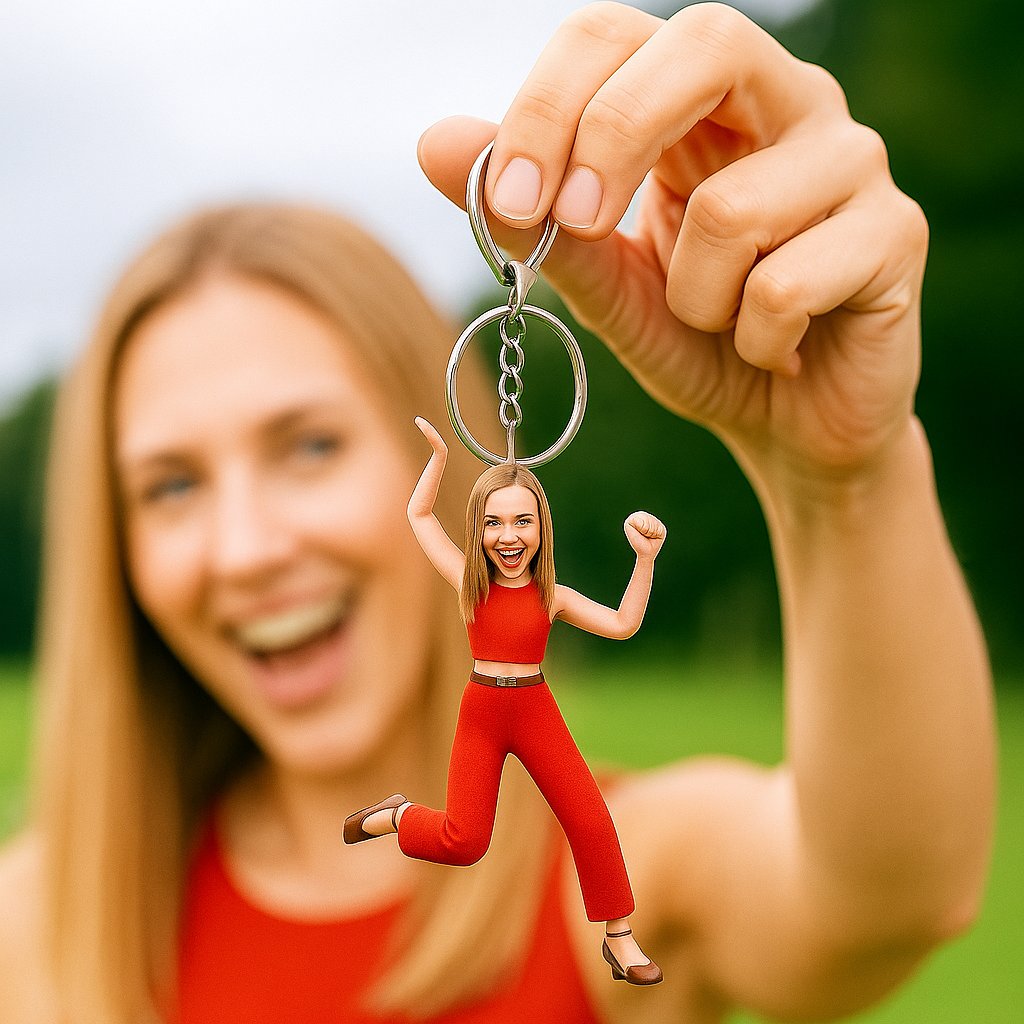 Face Only Custom Twistable Mini Me Ketchain/Doll Fun Gifts for Best Friends/Classmates - MyHawaiianShirtsAU