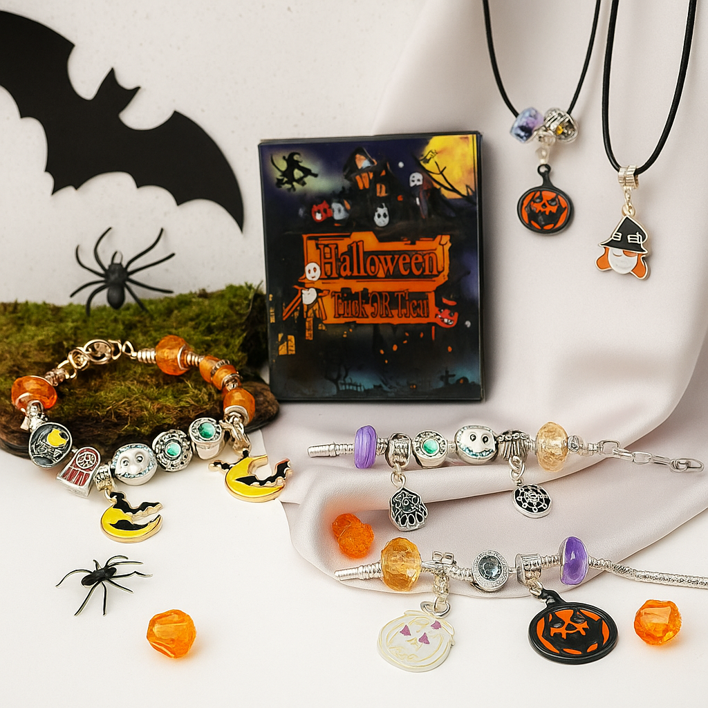 Halloween Creative Blind Box bracelet Multiple ghost Pumpkin Halloween Charm bracelets Festival party gifts - MyHawaiianShirtsAU