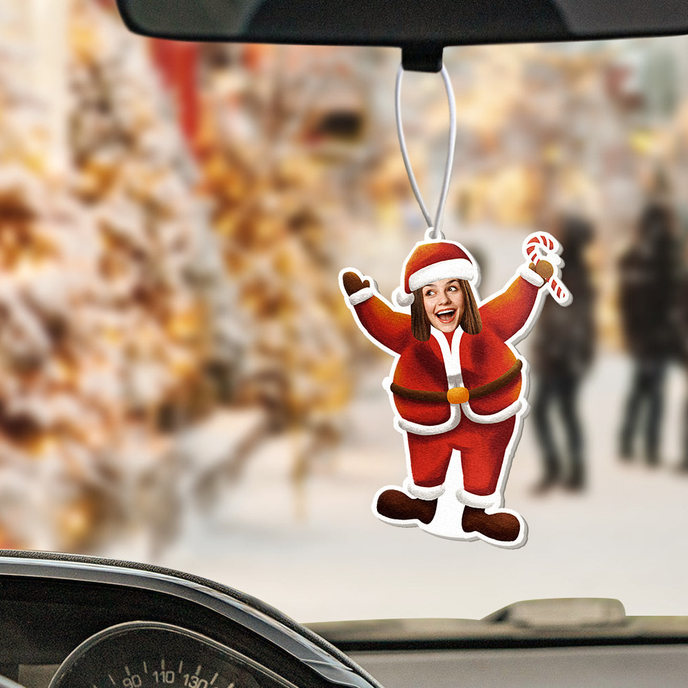 Custom Car Air Freshener Rearview Mirror Ornament Funny Air Freshener Gifts for Christmas
