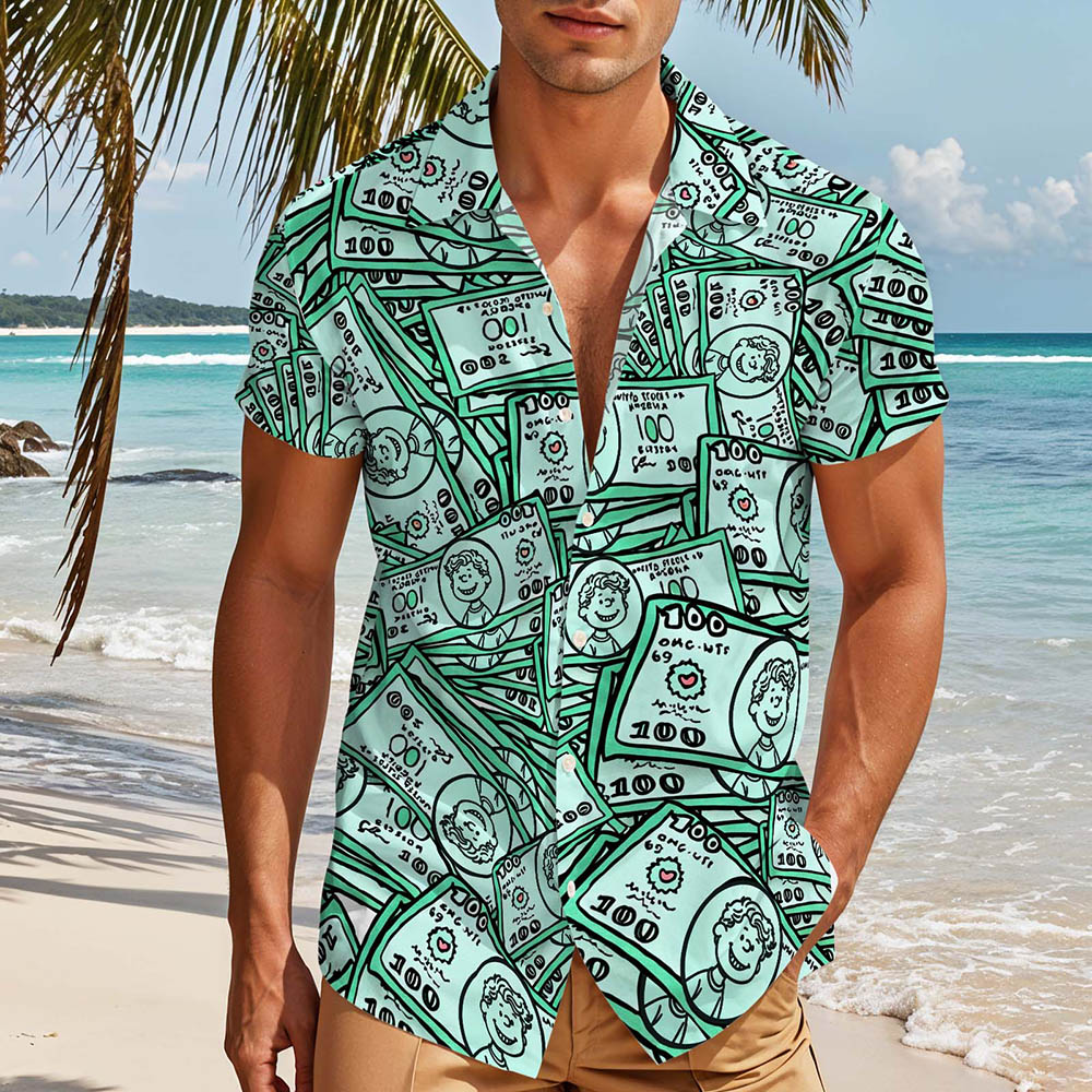 Custom Face Shirt Personalized Cartoon Hawaiian Aloha Shirt Funny Gift For Him
