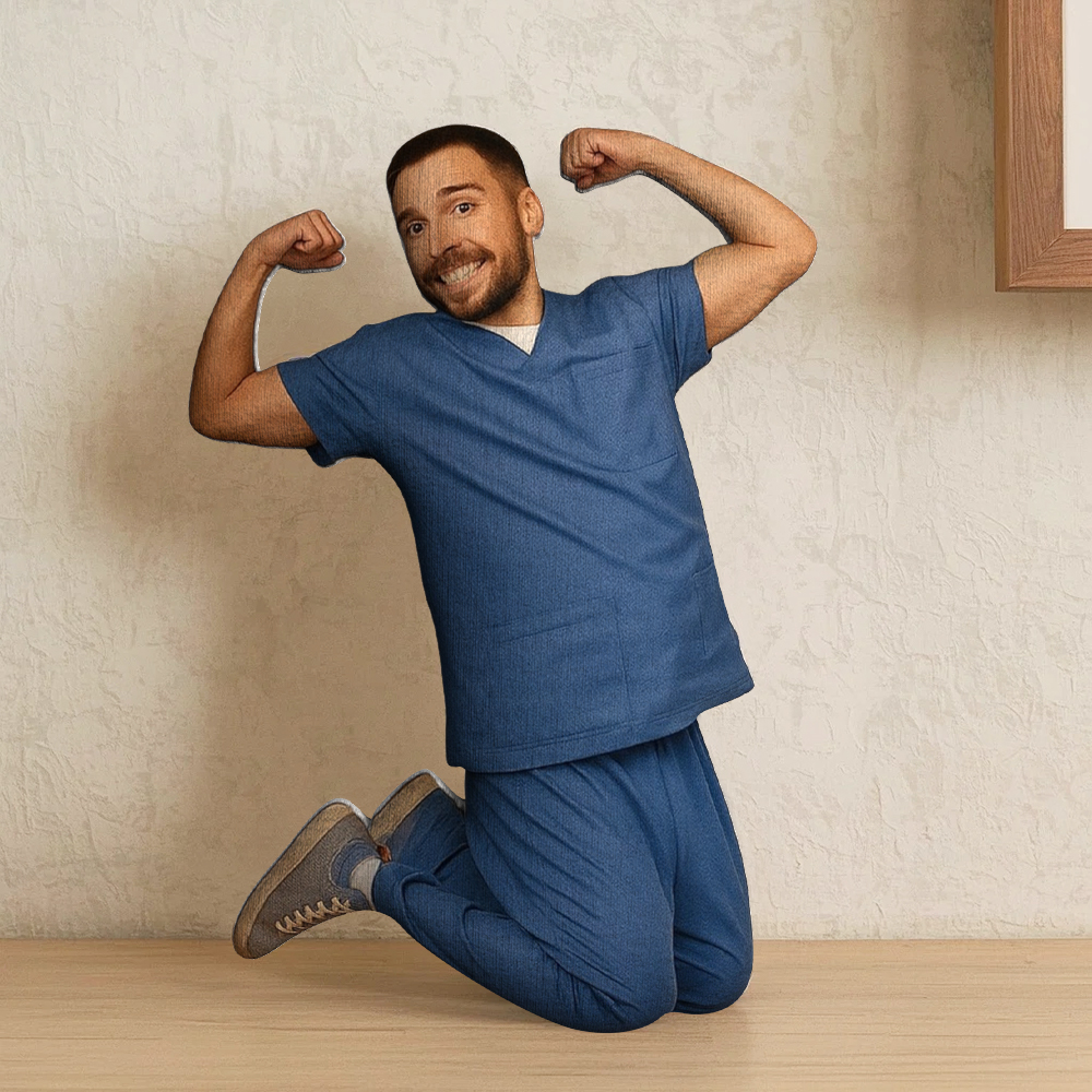 Custom Twistable Mini Me Doll Personalized Full Body Poseable Doll Gift for Dad, Friends, or Coworkers - MyHawaiianShirtsAU