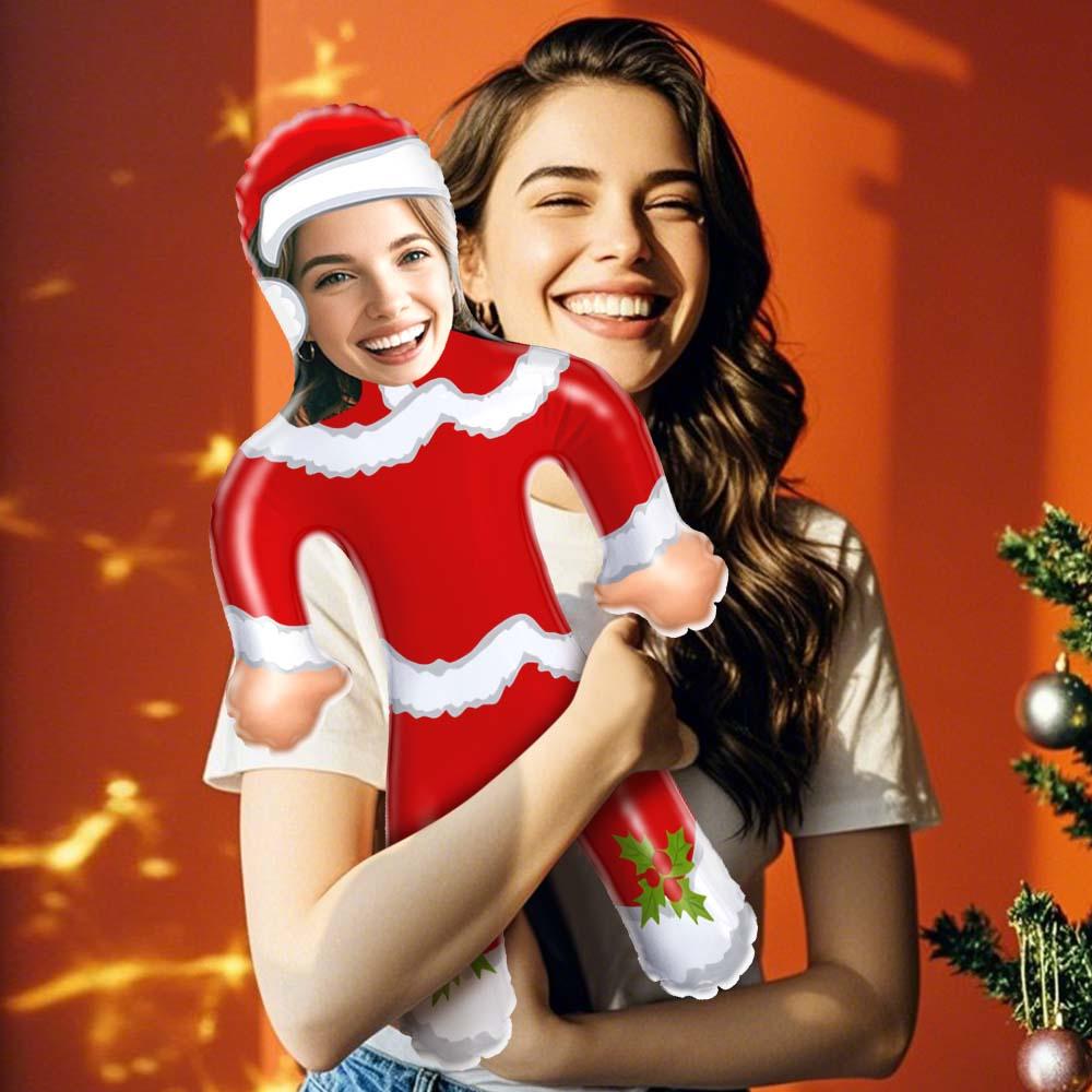 Custom Christmas Skirt Blow Up Doll Custom Face Air Minime Doll Funny Inflatable Doll Christmas Gift