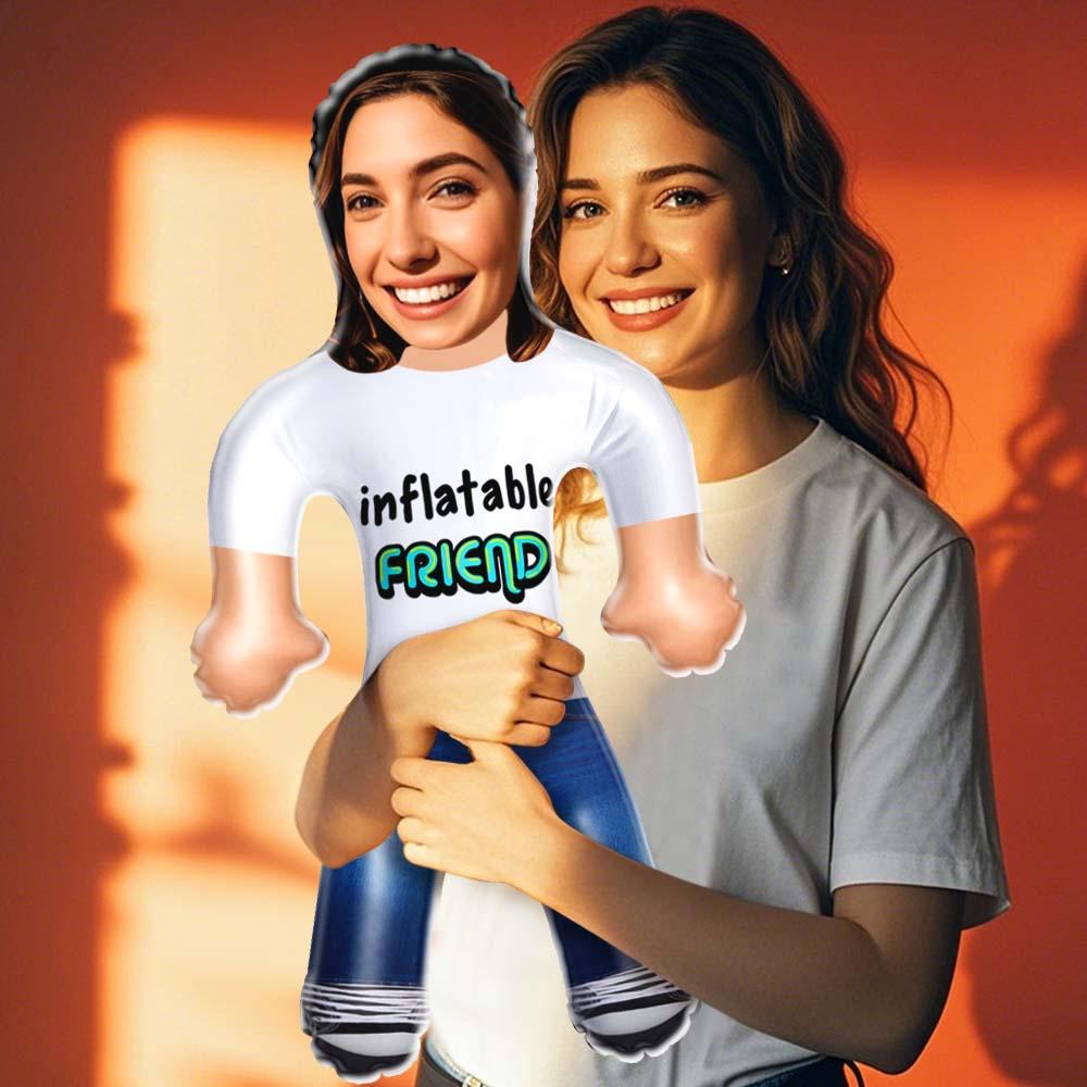 Custom Funny Friend Gift Photo  Blow Up Doll Inflatable Air Minime  Gift - inflatable FRIEND - MyHawaiianShirtsAU