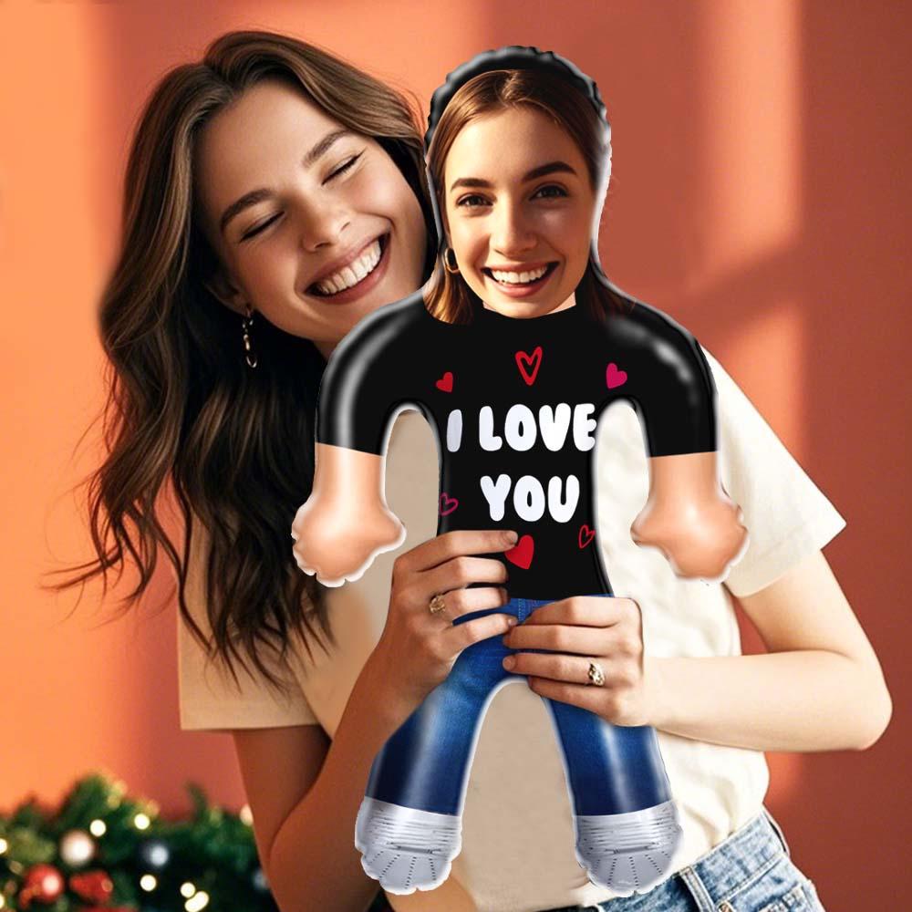 Custom Blow Up Doll Face Air Minime Doll Personalized Inflatable  Gift - I LOVE YOU - MyHawaiianShirtsAU