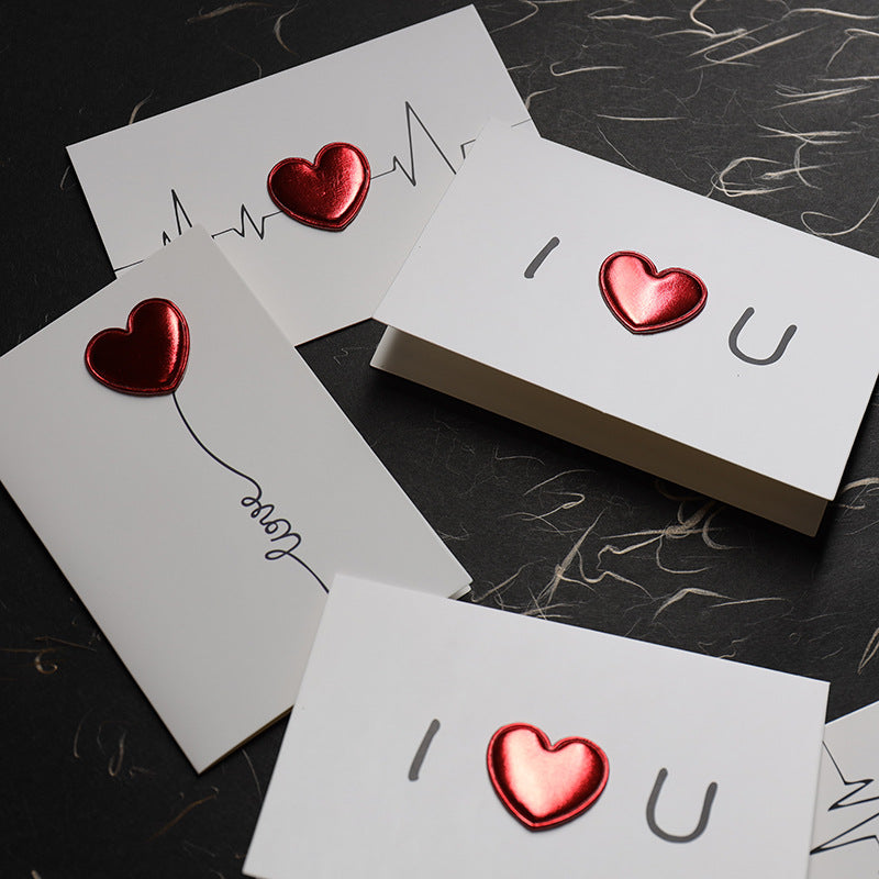 Love Greeting Card Three-dimensional Heartbeat Creative Card - MyHawaiianShirtsAU