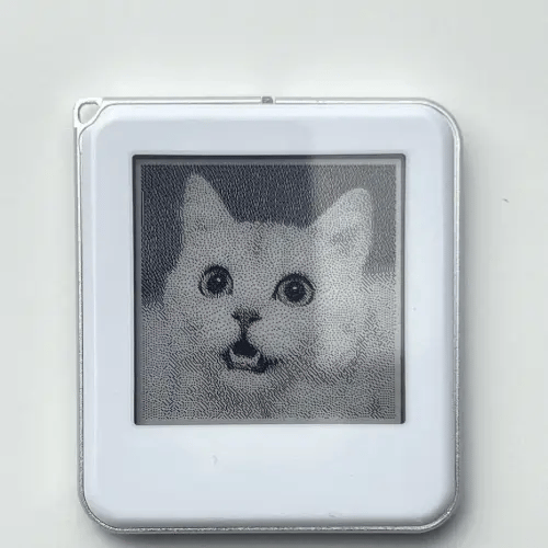 Momery Lingering Good Photo Key Chains 1.54inch NFC Powered eink Photo Shifting Key Chains Best Christmas Gift Ever - MyHawaiianShirtsAU