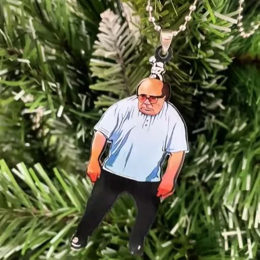 Hanging Frank Reynolds Keychain / Christmas Ornament  - It's Always Sunny in Philadelphia