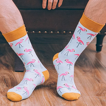 Flamingo Colorful Socks
