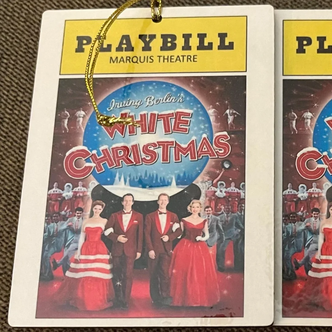 Theater-inspired Program Ornaments Broadway Show Ornaments