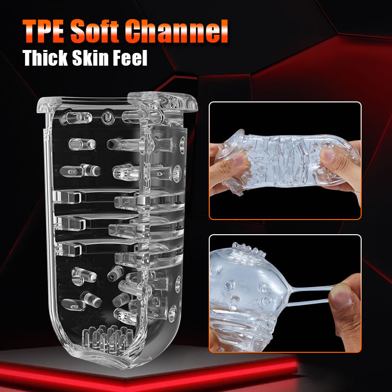 Advance Telescopic Rotation Masturbation Cup