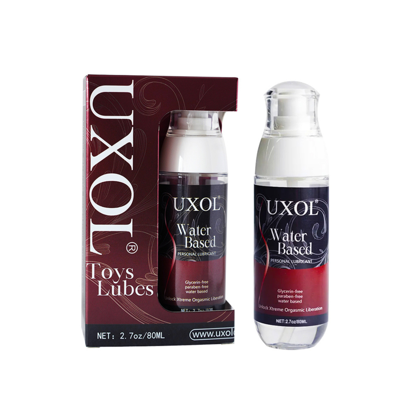 UXOL Water-Based Clear Lubricant 2 Fl Oz