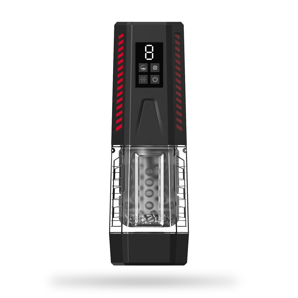 One-Touch Telescopic Sucking And Vibrating Male Masturbation Cup