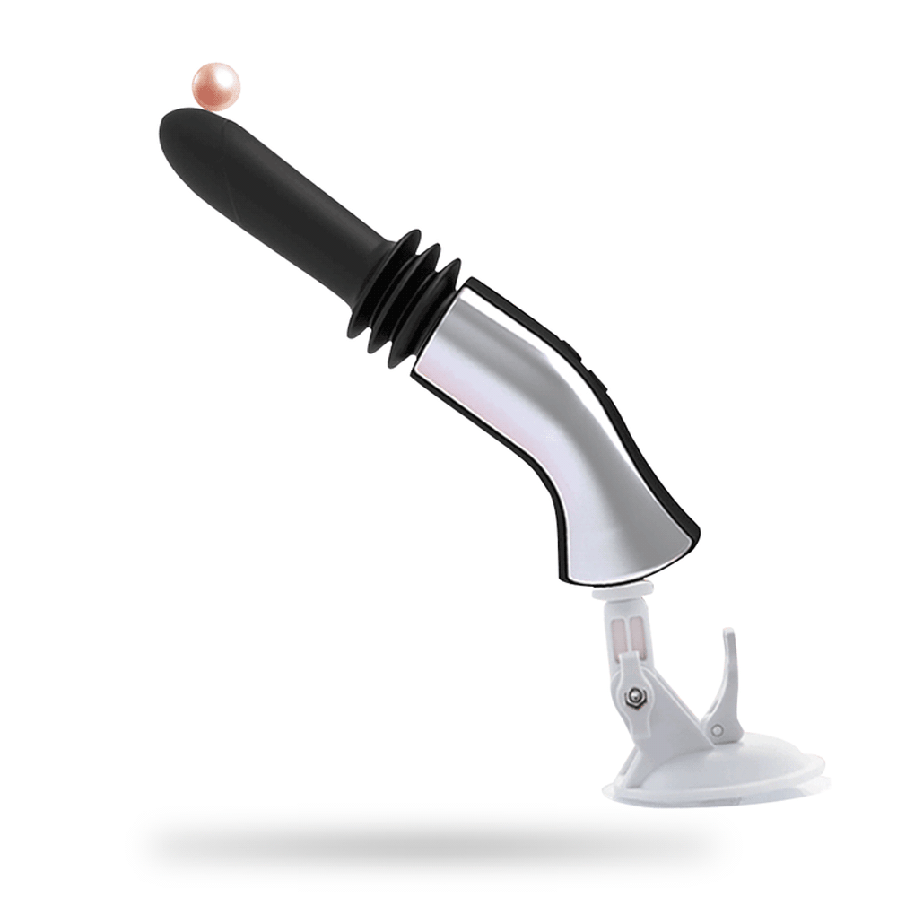 4-Frequency Vibration + Telescopic Female Masturbation Vibrator Dildo