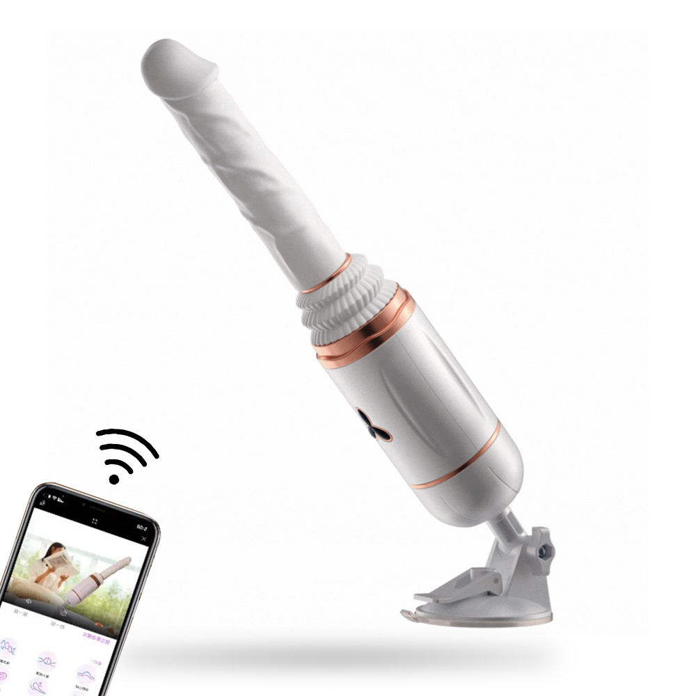 App To Remotely Control Thrust Vibration Smart Heated Dildo