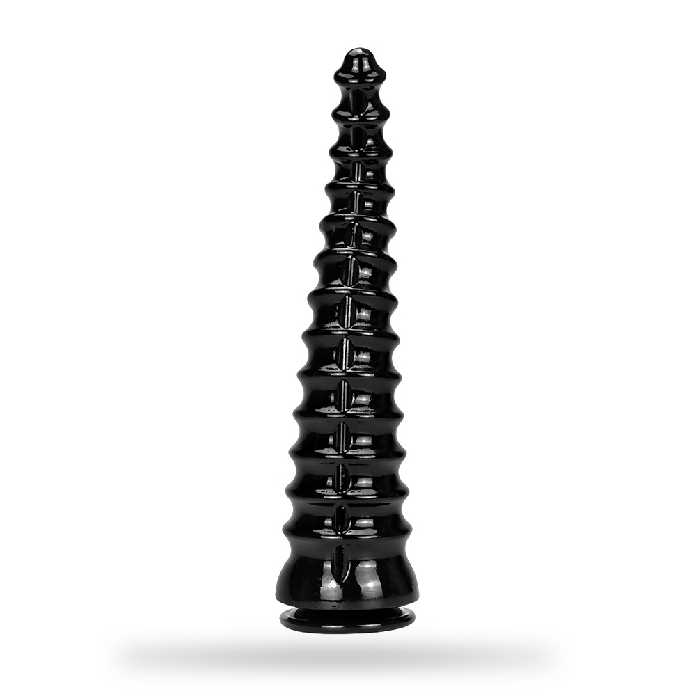 Special Shaped Pointed Anal Plug Silicone Realistic Dildo