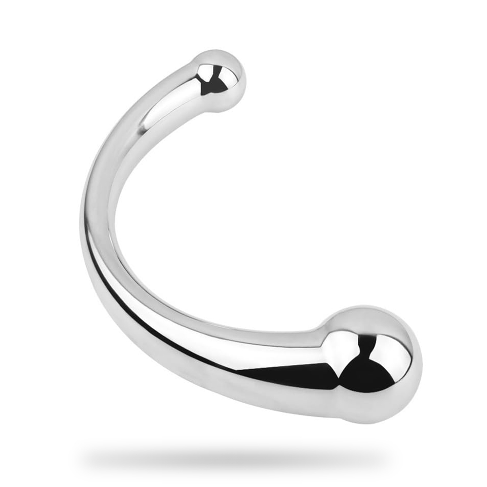 Double Ended Anal Plug Prostate Rod Stainless Steel Dual G-Spot Massage End Dildo Anal Plug