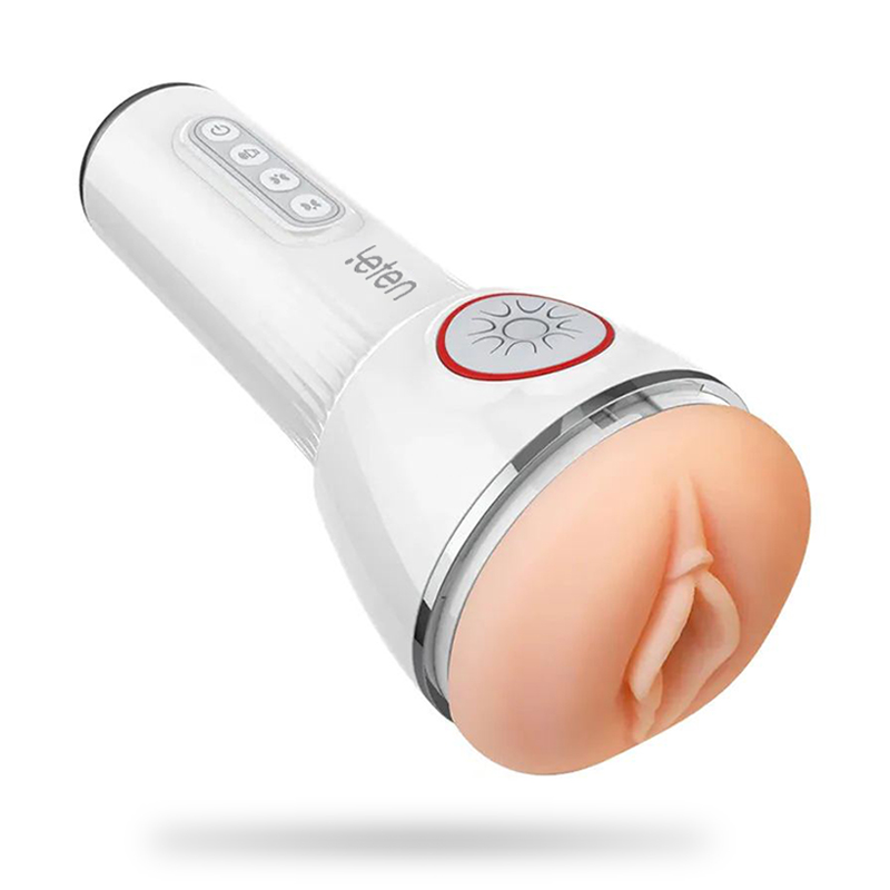 Leten IV 10 Vibrating & Sucking Male Stroker With Heated Voice