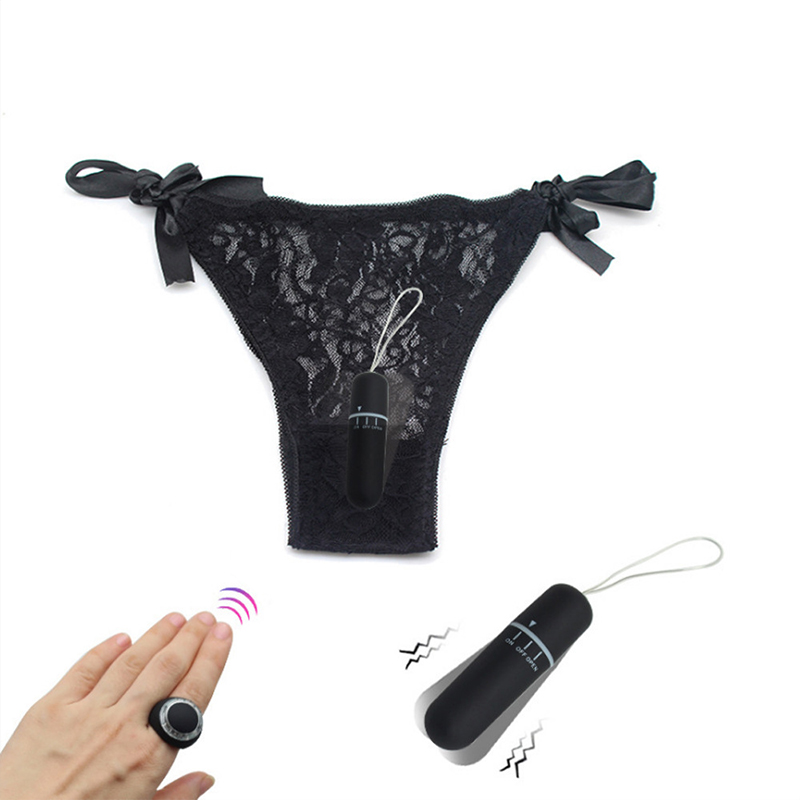 Women's Sexy Lace Panties Wireless Remote Control 10 Frequency Vibration Egg