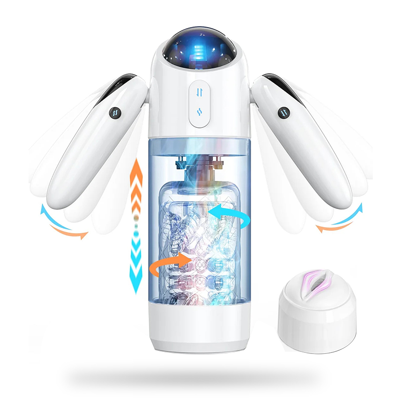 Automatic Robot Handheld 7 Thrusting 4 Rotation One Key Brust Male Masturbator