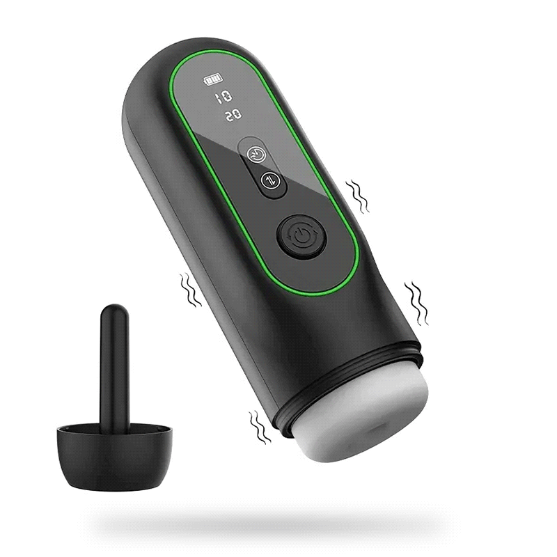 6-In-1 Automatic Thrust, Heating, Suction, Vibration, Voice Male Masturbator