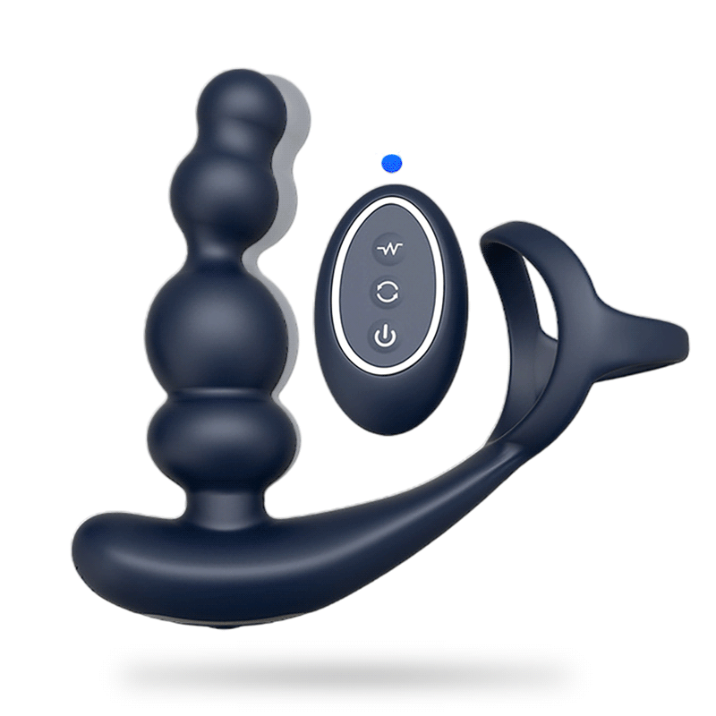 Wireless Remote Control 360° Rotating Vibrating Prostate Massager