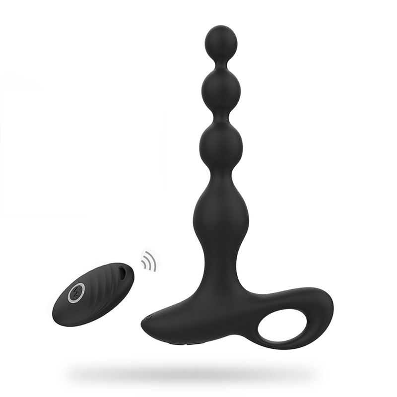 Wireless remote control prostate massager silicone anal plug