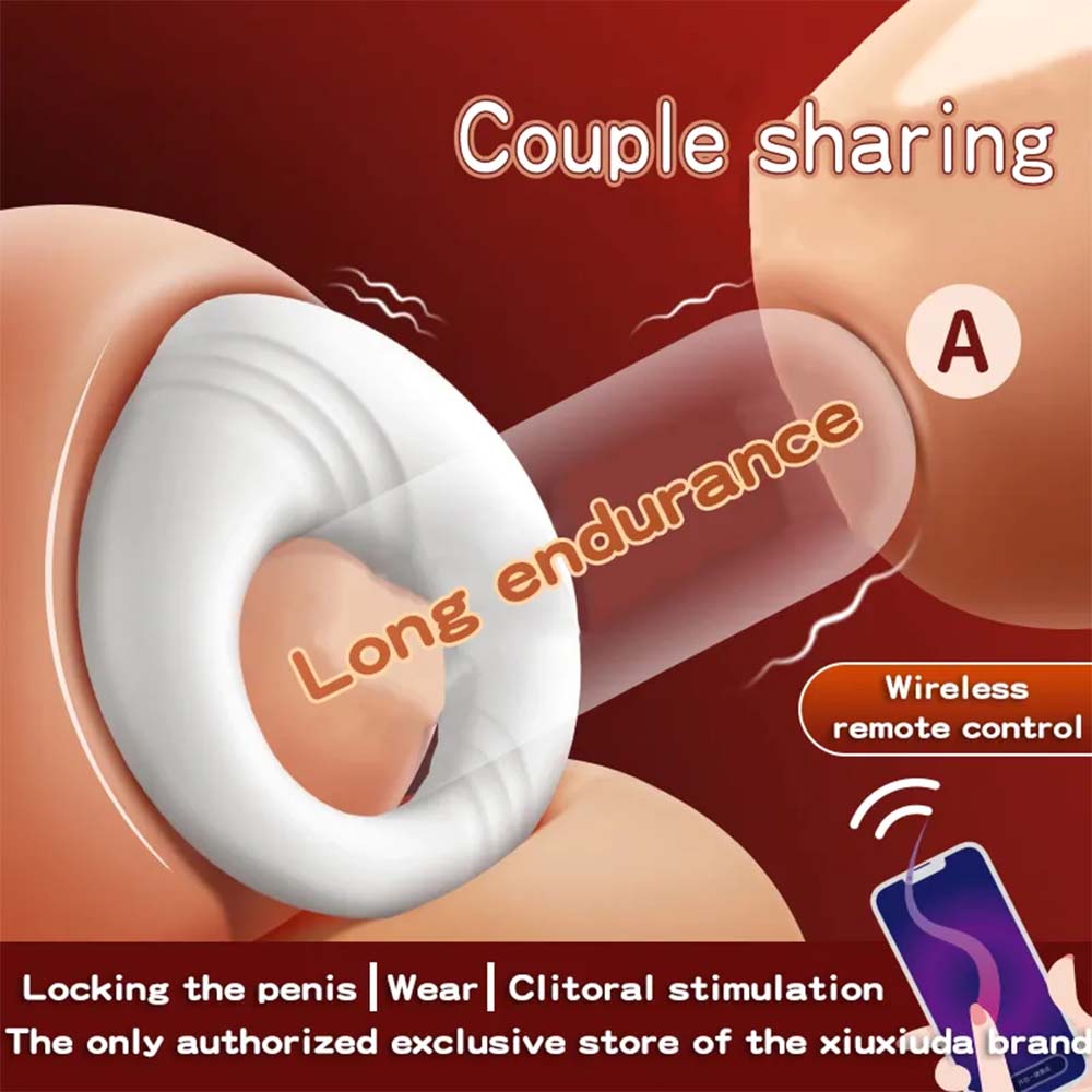 APP Remote Control 10 Frequency Vibration Trainer Locking Ring