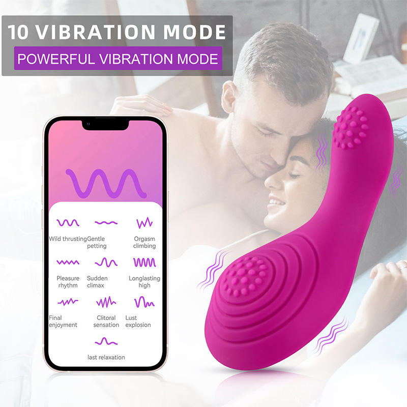 APP Remote Control 10 Vibration Massage Underwear Wearable Jumping Egg Masturbator