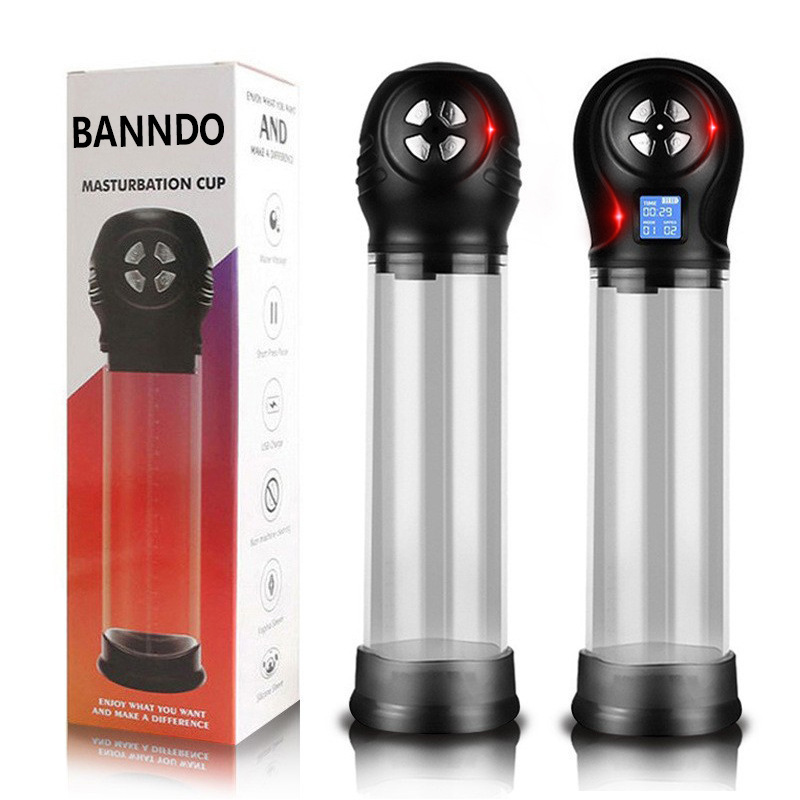 6-Frequency Negative Pressure Digital Display Waterproof Masturbation Pump