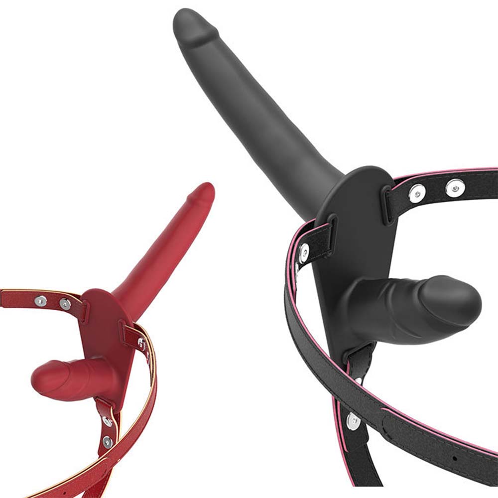 Double Scalp Pants Wear Female Masturbation Device Silicone Dildo