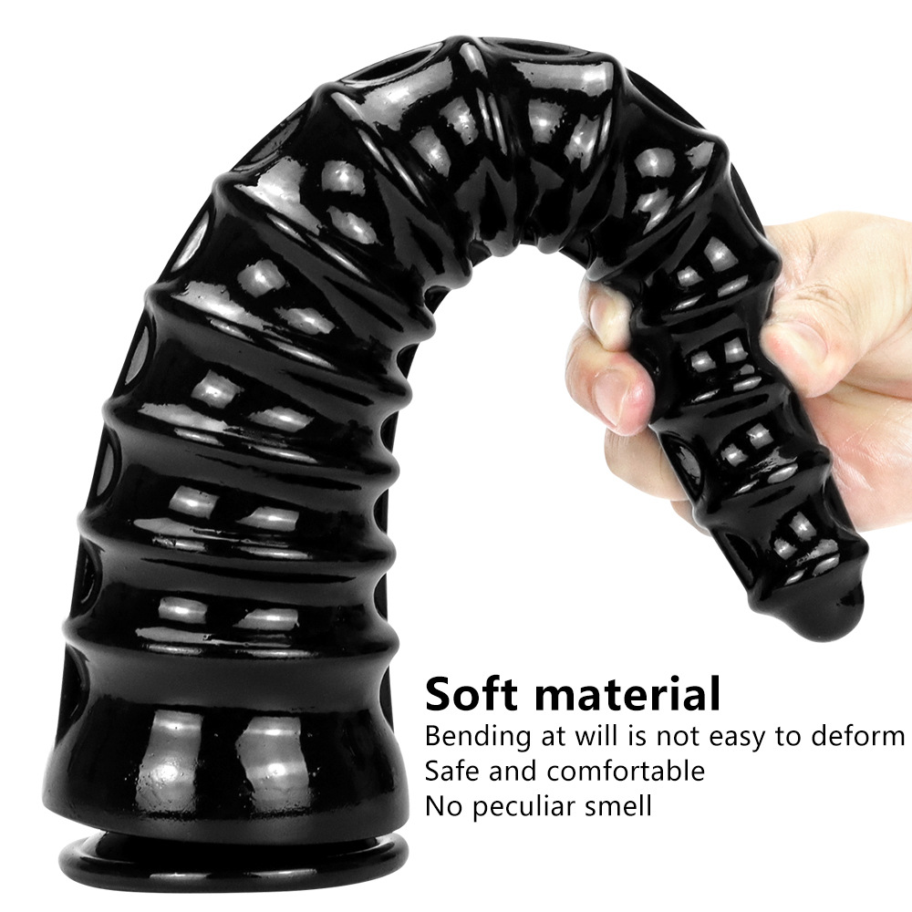 Special Shaped Pointed Anal Plug Silicone Realistic Dildo