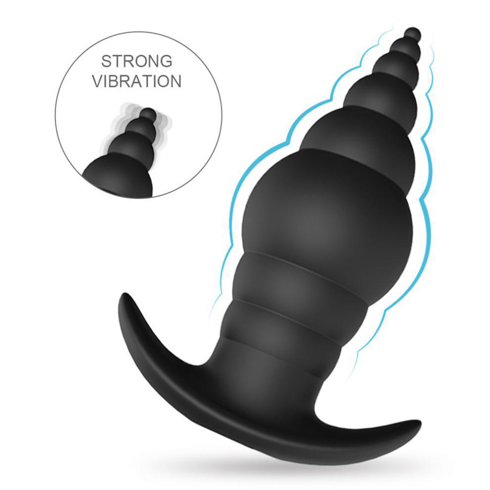 Silicone Anal Plug Bullet Anal Massager Vibrating Anal Plug