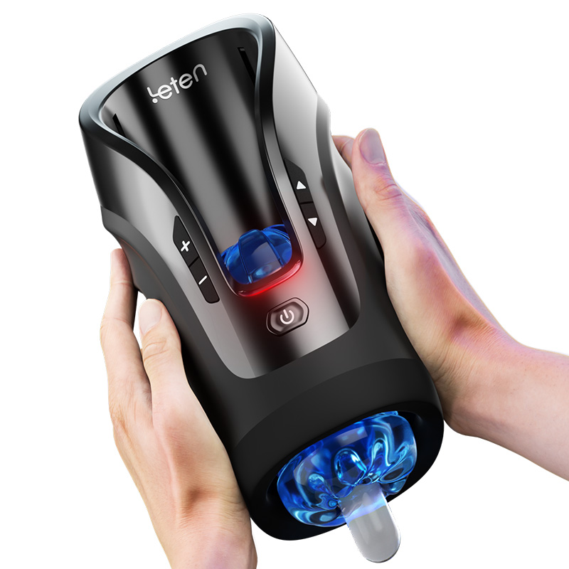 Leten Fully Automatic 10 Frequency Telescopic Fixed-Point Adjustment Male Masturbator
