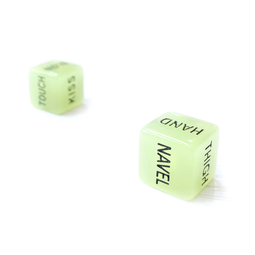 Glow-In-The-Dark Erotic Couple Dice