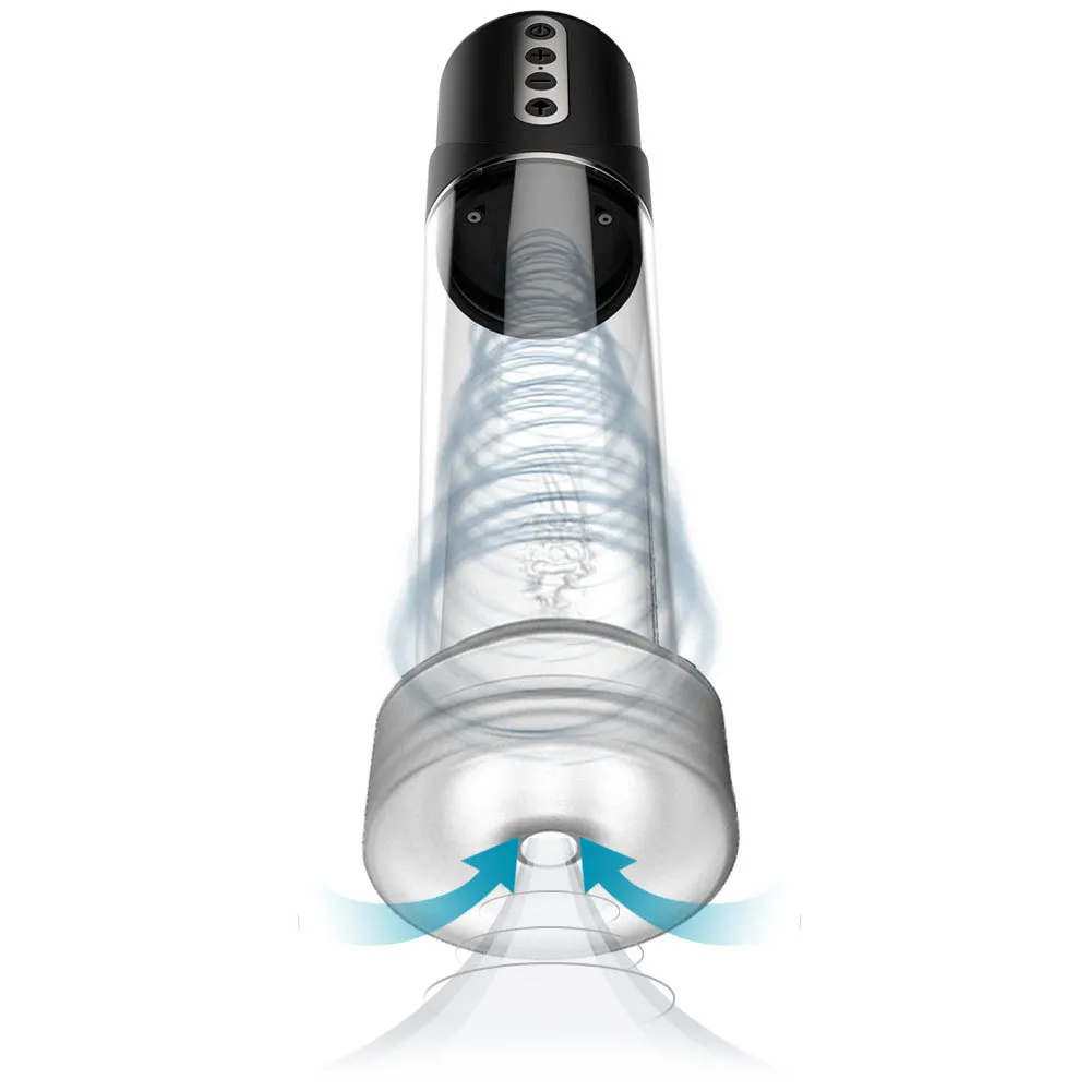Fully Automatic Vacuum Sucking Male Electric Penis Training Enlargement Masturbation Pump