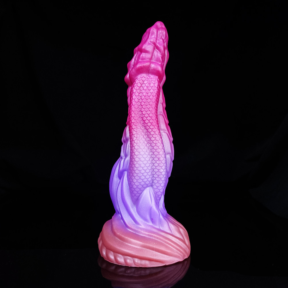 Gradient Color Special-Shaped Anal Plug Anal Plug Liquid Silicone Dildo