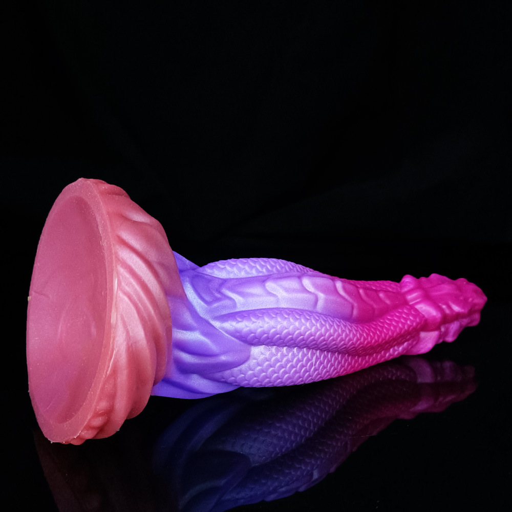 Gradient Color Special-Shaped Anal Plug Anal Plug Liquid Silicone Dildo