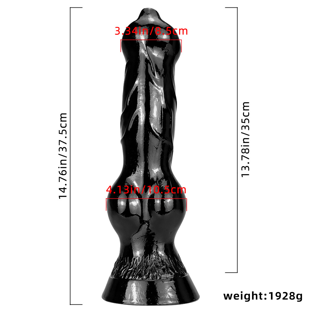 14.5 Inch Dog Dildo Soft Realistic PVC Suction Cup Dildo