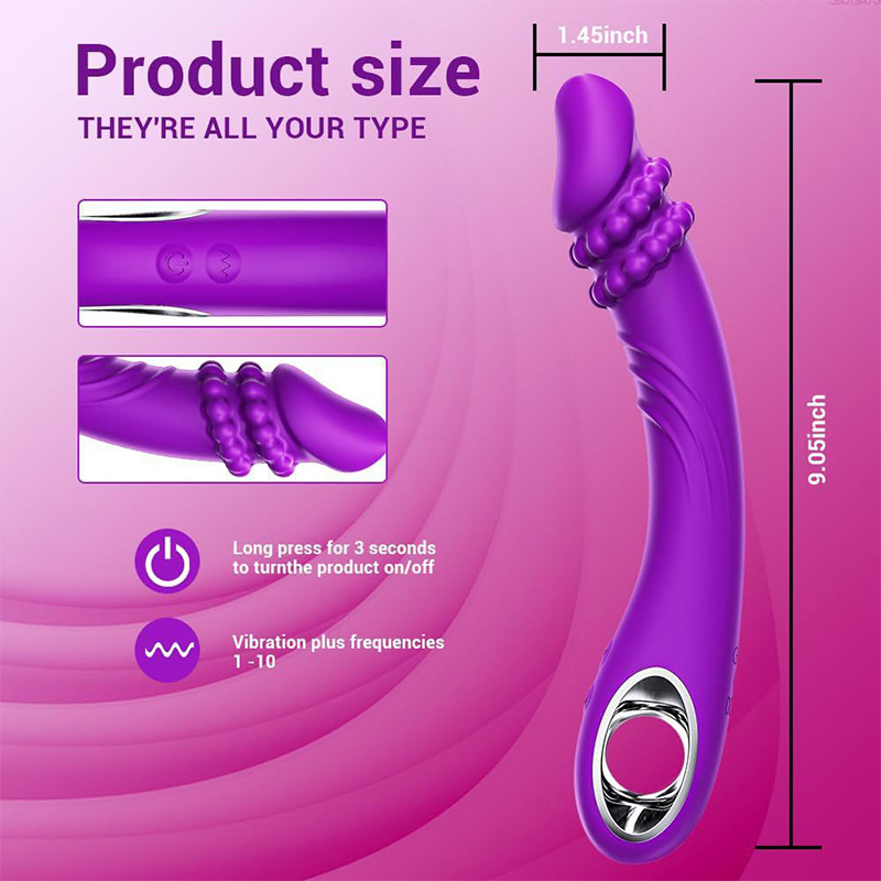 10-Frequency Vibrating Clitoral And Anal G-Spot Vibrator