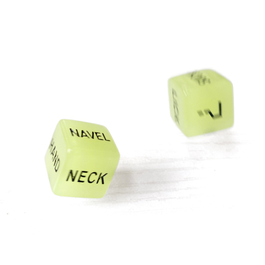 Glow-In-The-Dark Erotic Couple Dice