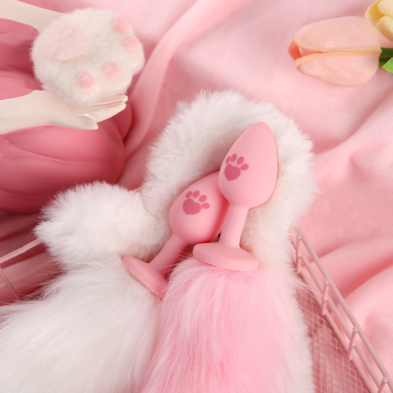 Colorful Luminescent Silicone Butt Plug