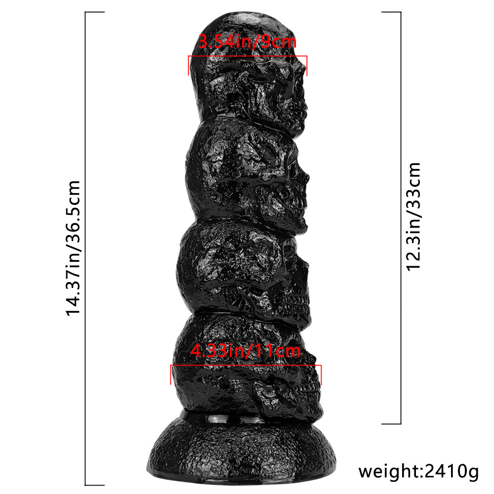 Skull Giant Butt Plug Dildo