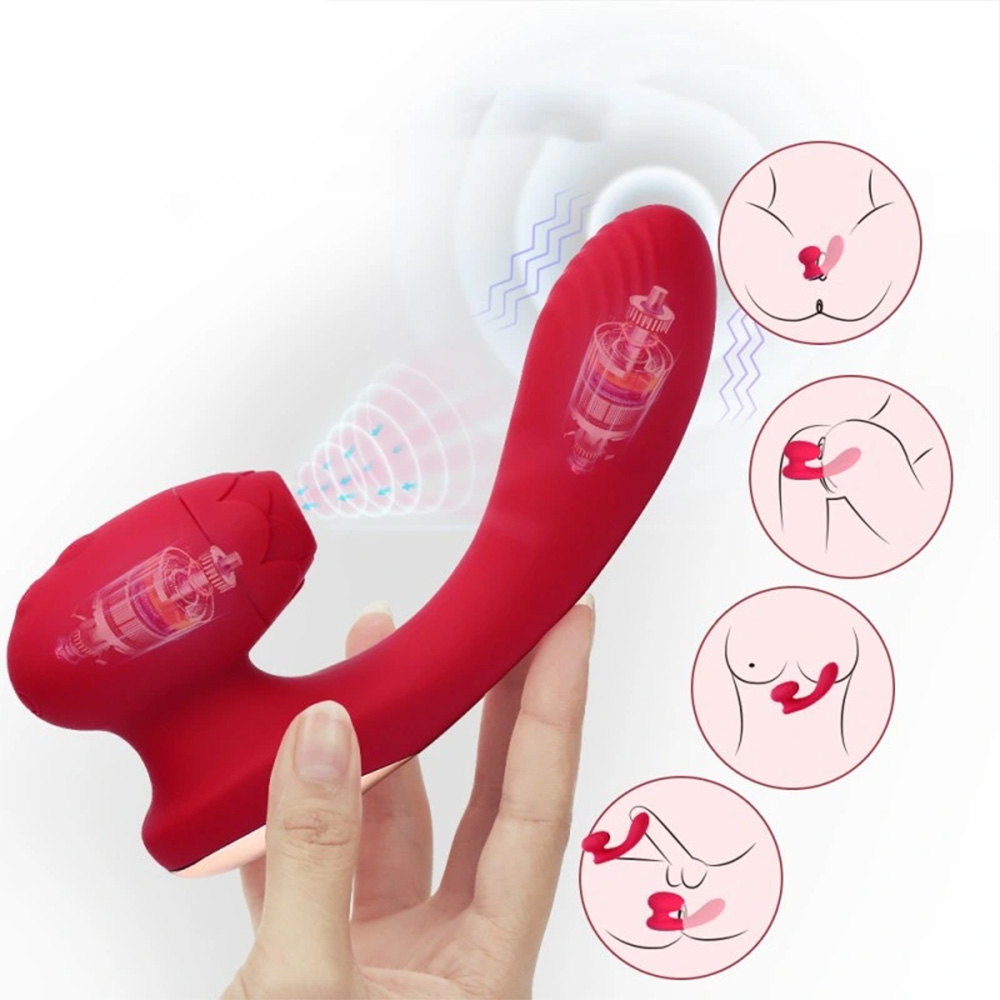 G-Spot 7 Frequency Sucking Heated Vibrator