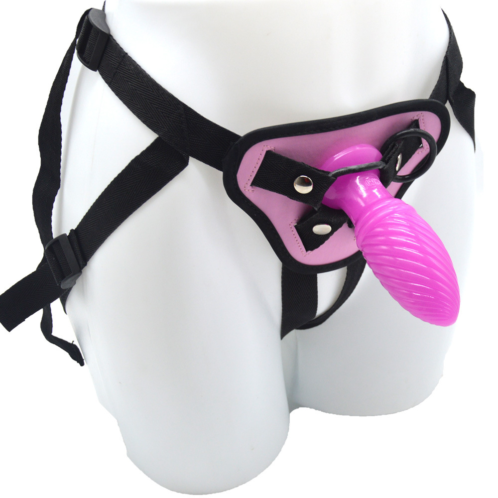 Small Threaded Butt Plug Lesbian Wearable Dildo