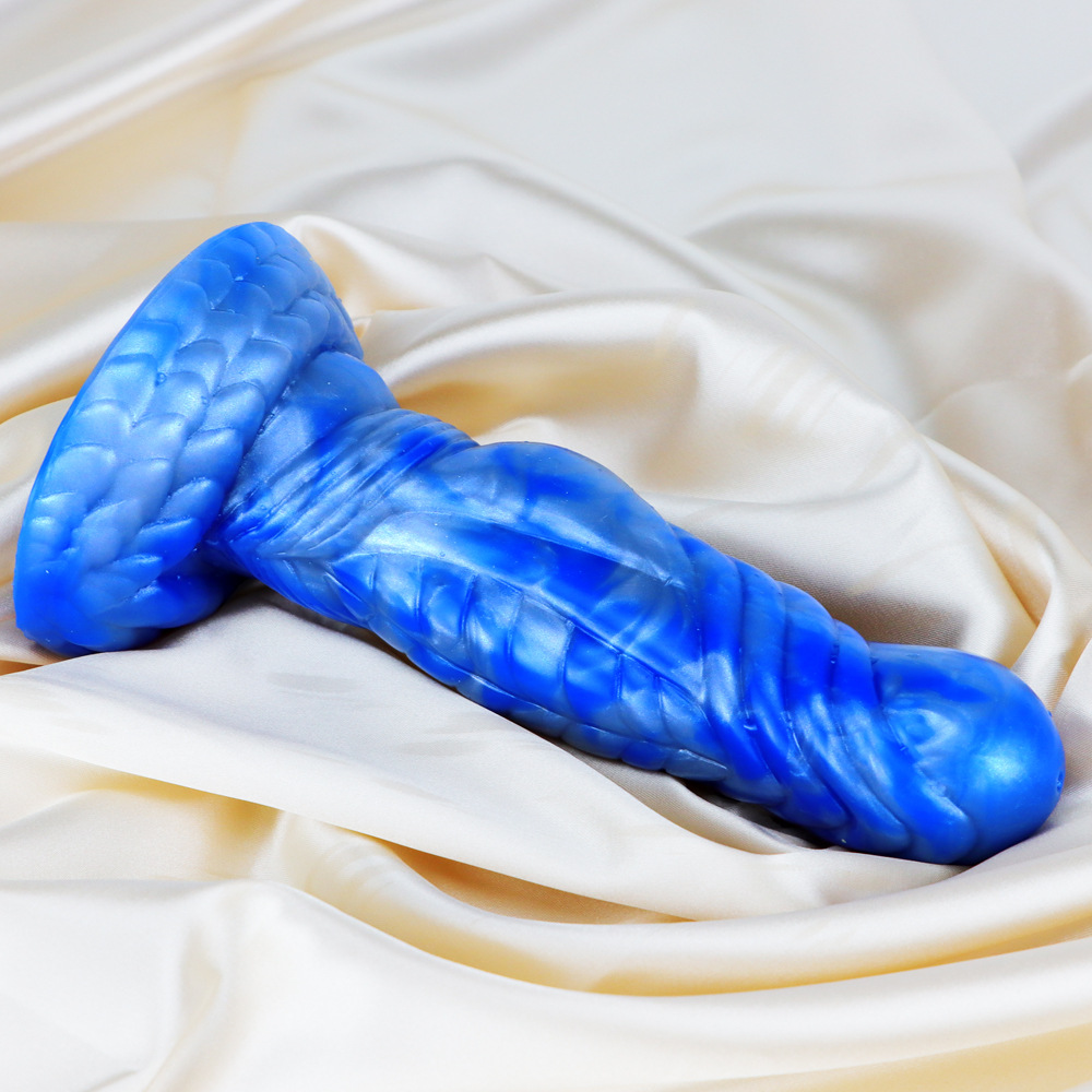 Mixed Color Liquid Silicone Artificial Dildo