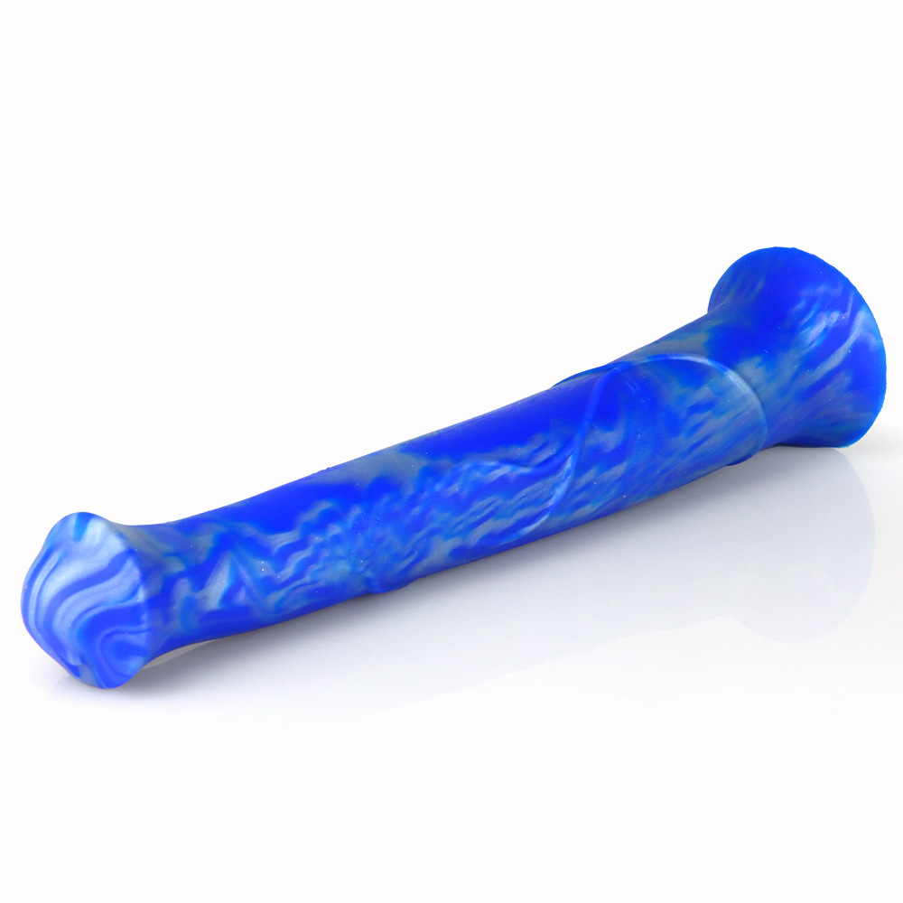 Thick Mixed Color Artificial Horse Dick Silicone Dildo