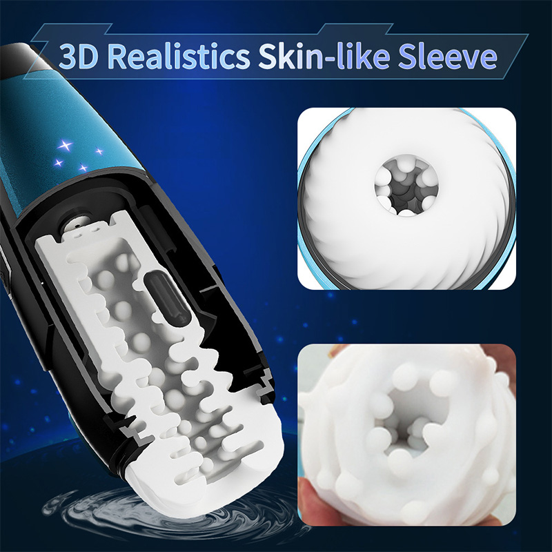 5 Frequency Telescopic Vibration Male Penis Exercise Male Masturbator