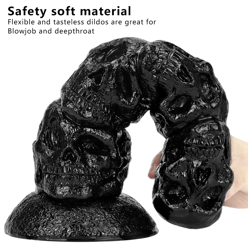 Skull Giant Butt Plug Dildo
