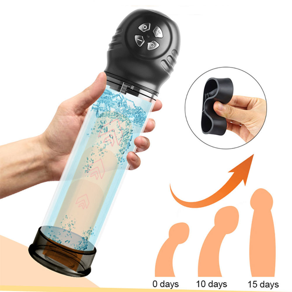 6-Frequency Negative Pressure Digital Display Waterproof Masturbation Pump