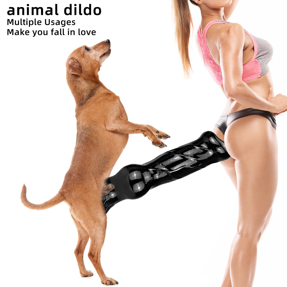 14.5 Inch Dog Dildo Soft Realistic PVC Suction Cup Dildo